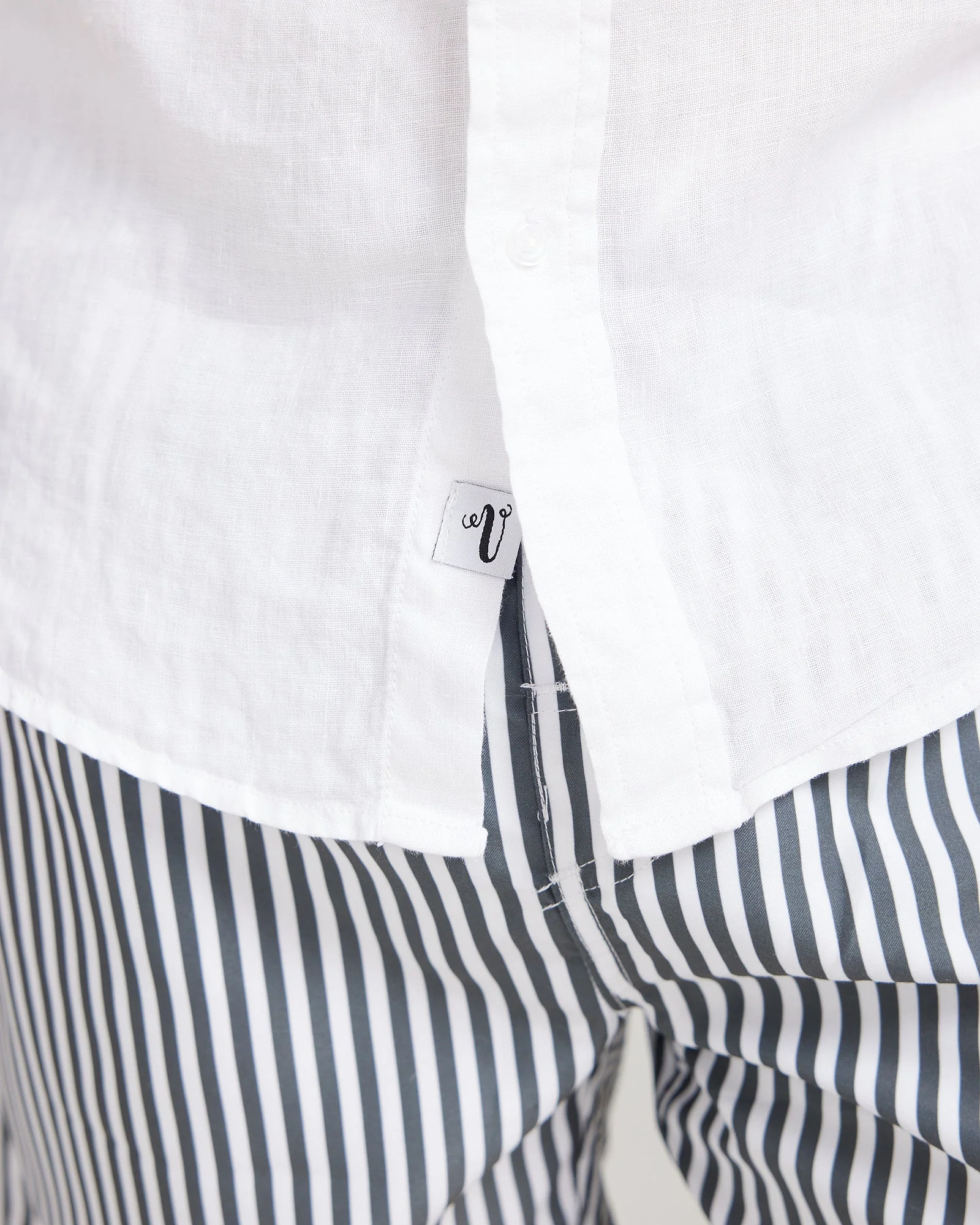 Linen Shirt White - Image 5