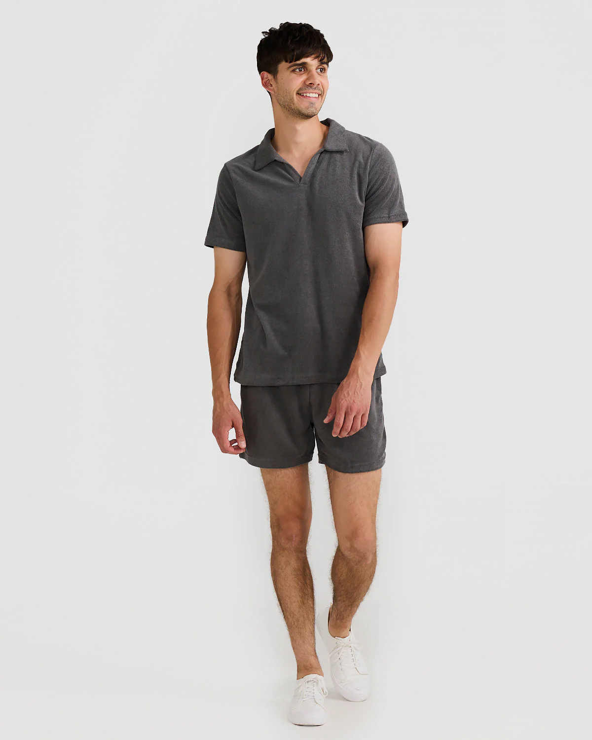 Terry Shorts Charcoal - Image 5