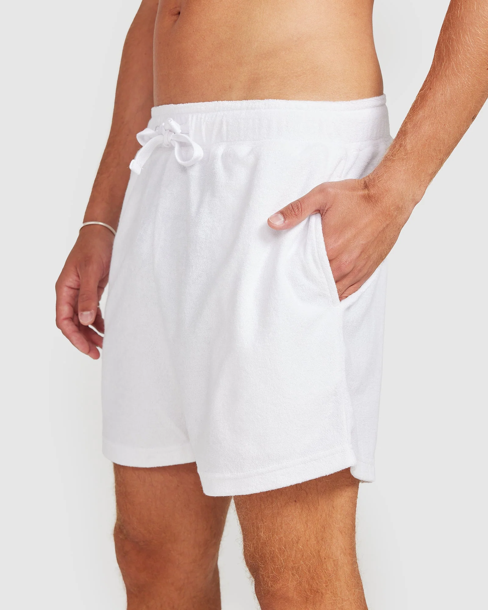 Terry Shorts White - Image 6